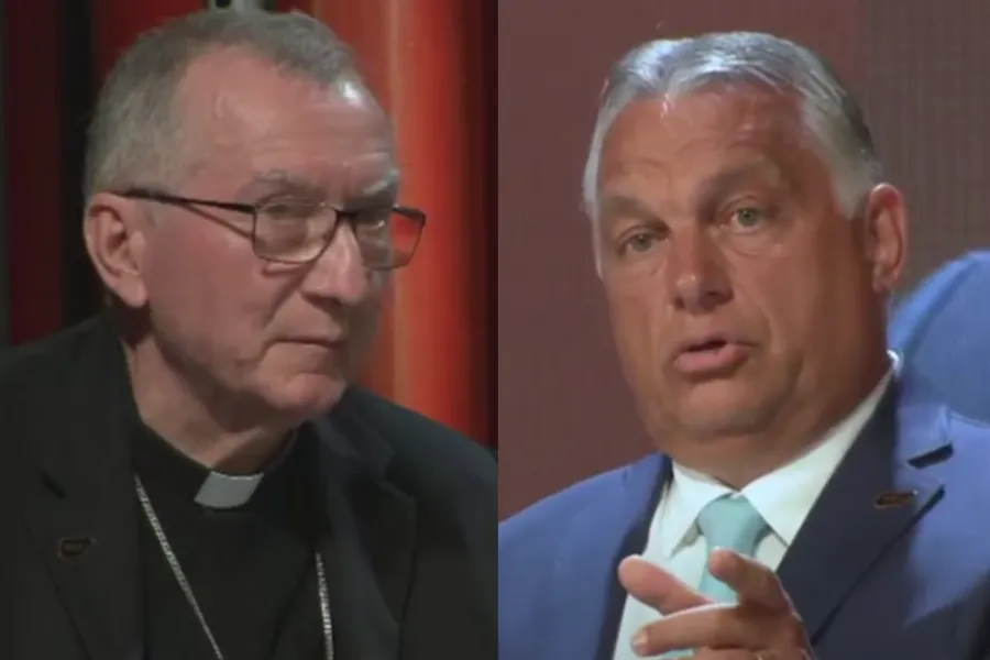 Cardinal Pietro Parolin and Viktor Orbán take part in a discussion at the Bled Strategic Forum, Slovenia, Sept. 1, 2021.?w=200&h=150